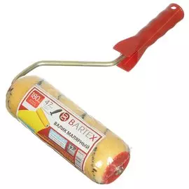 Валик малярный Bartex, полиакрил, 180хдиаметр 47 мм, ворс 12 мм, с бюгелем, 8 мм, 0915214