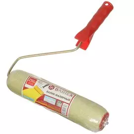 Валик малярный Bartex, полиакрил, 250хдиаметр 40 мм, ворс 12 мм, с бюгелем, 6 мм