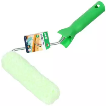 Валик малярный для работ по дереву, Акор, Миди, микрофибра, 160 мм, с бюгелем, 804 30 160