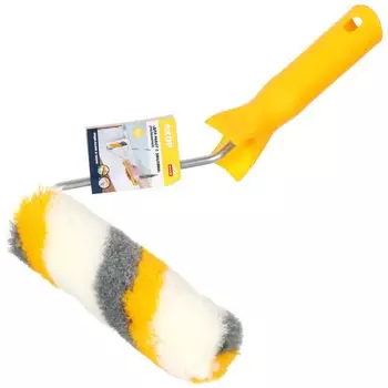 Валик малярный для работ с эмалями, Акор, Миди, полиакрил, 160 мм, с бюгелем, 802 30 160