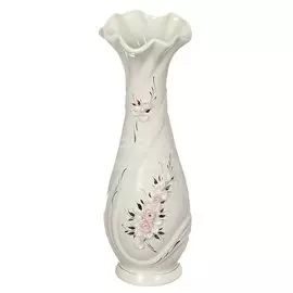 Ваза керамика, настольная, 37 см, Лепка