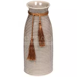 Ваза для сухоцветов керамика, настольная, 25 см, Y4-3208, бежевая