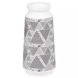 Ваза керамика, настольная, 30.5 см, Серый, Y4-3213, серая