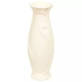 Ваза керамика, настольная, 35 см, Рага, бежевая
