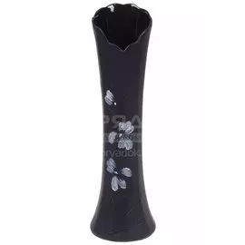 Ваза керамика, настольная, 36 см, Карандаш, черная