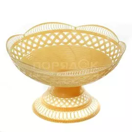 Ваза для фруктов, пластик, 24 см, Альтернатива, 7 злаков, М779