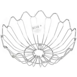 Ваза для фруктов, сталь, 24 см, Y3-1103