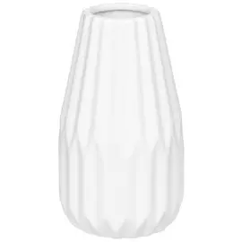 Ваза керамика, настольная, 25 см, Y6-2014, белая