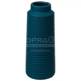 Ваза керамика, настольная, 30.5х12.5 см, Морская волна, Y4-3806, синяя