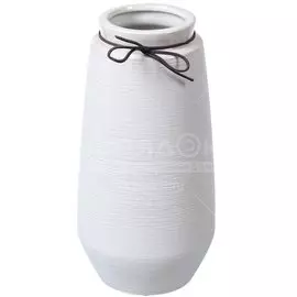 Ваза керамика, настольная, 30х12.5 см, Текстура, Y4-3804, белая