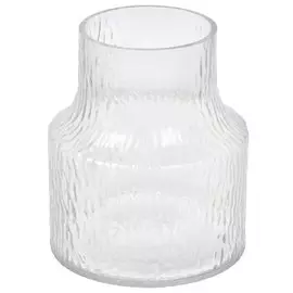 Ваза стекло, настольная, 20 см, Y6-6364, прозрачная