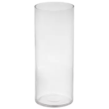 Ваза стекло, настольная, 30х12 см, Цилиндр, Y6-10070