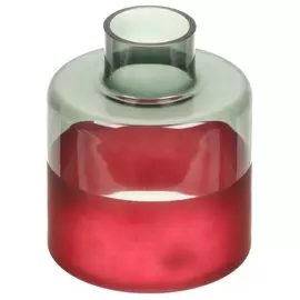 Ваза стекло, настольная, Evis, Шонгуй-металлик, 27 1443 2741, бутылочная, красная