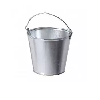 Ведро металл, 7 л, хозяйственное, со сливом, окрашенное, УралИнвест