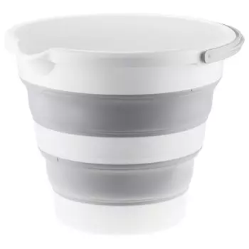 Ведро пластик, 10 л, смоки, хозяйственное, со сливом, складное, Idea, Флекс, М 2413