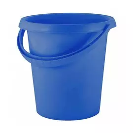 Ведро пластик, 12 л, индиго, хозяйственное, со сливом, Rock, SC110410014