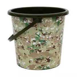 Ведро пластик, 10 л, Камуфляж Мультикам, ВР-7808 ВМС