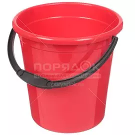 Ведро пластик, 12 л, хозяйственное, Милих, 04012