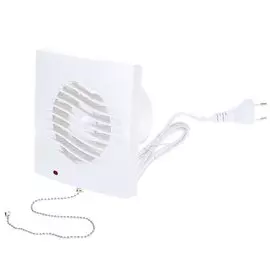 Вентилятор вытяжной настенный, выключатель, Event, установочный диаметр 120 мм, 18 Вт, 240 м/ч, Волна, 120СВ