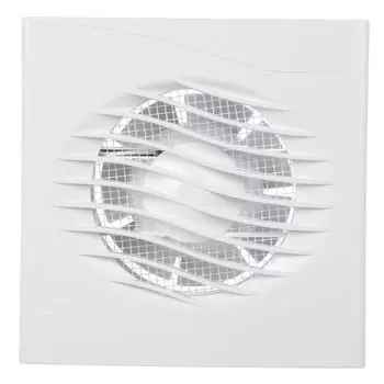 Вентилятор вытяжной настенный, Event, установочный диаметр 100 мм, 13 Вт, 130 м/ч, Turbo Волна, 100СТ