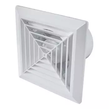 Вентилятор вытяжной настенный, Event, установочный диаметр 100 мм, 13 Вт, 130 м/ч, Turbo, 100К