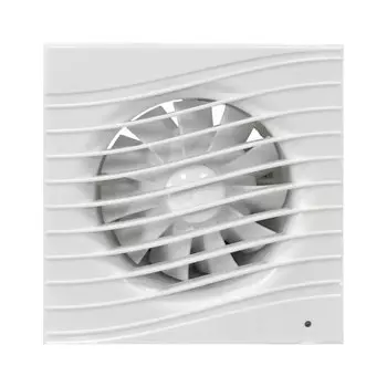 Вентилятор вытяжной настенный, Viento, установочный диаметр 125 мм, 240 м/ч, обратный клапан, Волна, В125СК STILL-B