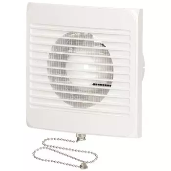 Вентилятор вытяжной настенный, выключатель, Viento, установочный диаметр 125 мм, 18 Вт, 240 м/ч, 125СВ