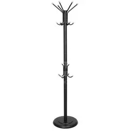 Вешалка напольная Sheffilton SHT-CR450 черный/серый, 1.735 м