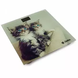 Весы напольные электронные, Delta, Котята D-9228/1, до 180 кг, 26х26 см