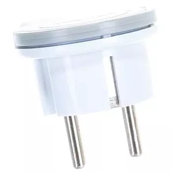 Вилка угловая, с заземлением, 16 А, IP20, 250 В, еврослот, невидимка, белая, UNIVersal, 5566874