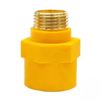 Вставка 3/4", г-ш, латунь, (муфта) диэлектрическая, ELKA