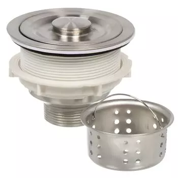 Выпуск для сифона, нержавеющая сталь, 110 мм, Aqwin, 8110