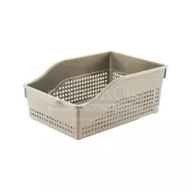 Ящик хозяйственный, 30.5х21х12.5 см, Violet Лофт 622039, на колесиках мокка