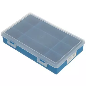 Ящик-органайзер для инструмента, 28х18.5х6 см, пластик, Bartex, 00361, 9/2 ячеек, 2780355082