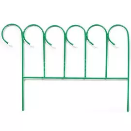 Забор декоративный металл, 50х380 см, 5 секций