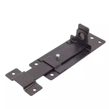 Задвижка дверная накладная, с проушиная, ригель квадратный, Секрет-Киров, 180 мм, ЗД-13, 14 010, антик медь