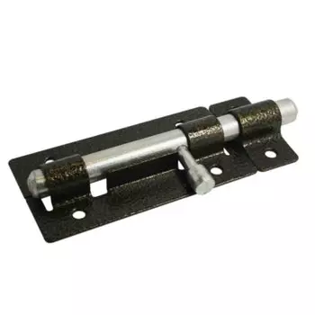 Задвижка дверная ригель круглый, Исеть, ЗД-01, 12 522, бронза