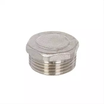 Заглушка 1" 1/2, никель, РосТурПласт