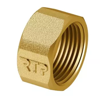 Заглушка 1", г, латунь, внутренняя резьба, РосТурПласт