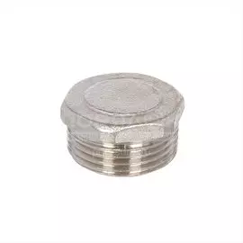 Заглушка 3/4", ш, никель, РосТурПласт