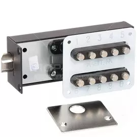 Замок накладной кодовый подъездный, Меттэм-ЗКП-2, 2 159, черный