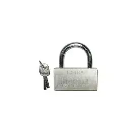 Замок навесной Ермак, CY90, 468-030, сувальдный, серый, 90 мм, 3 ключа