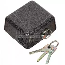 Замок навесной SPE13353A-31 333896, гаражный, 90 мм, квадратный