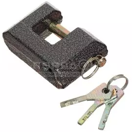 Замок навесной SPE13353A-32 333897, гаражный, 80 мм, прямоугольный