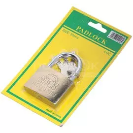 Замок навесной SPE13353A-11 333883, блистер, золотой, 50 мм