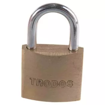 Замок навесной Trodos, BC-BL5-25, 210 225, блистер, цилиндровый, 3 ключа