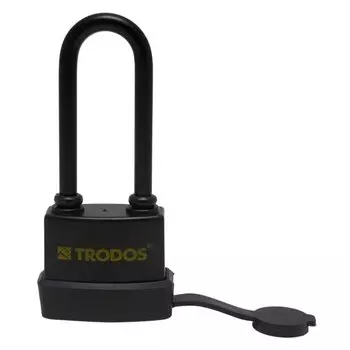 Замок навесной Trodos, BC-IG1-70L, 210 218, блистер, навесной, дисковый, всепогодный, черный, всепогодный, 3 ключа