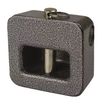 Замок навесной Trodos, BC-KD-10-90, 210 062, блистер, навесной, дисковый, серый, 82х89х43 мм, 3 ключа