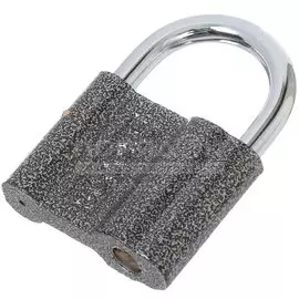 Замок навесной Trodos, ВС-HZ4-70 Box, 210016, цилиндровый, серый, 3 ключа