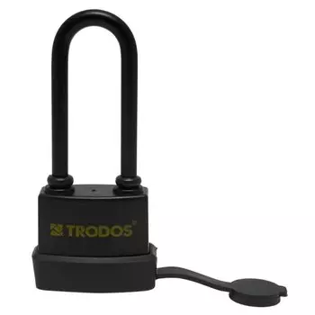 Замок навесной Trodos, ВС-IG1-45L, 210 262, дисковый, всепогодный, черный, 1 секретность, 3 ключа